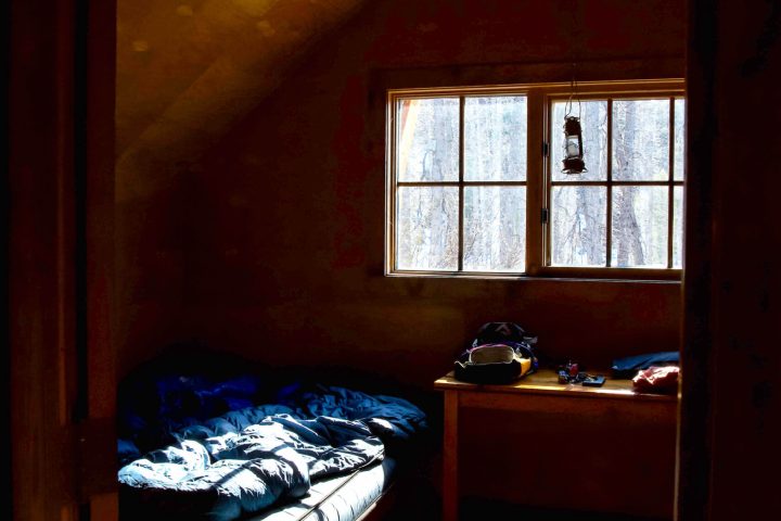 a view of a living room next to a window