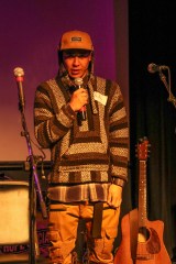 Man talking on stage