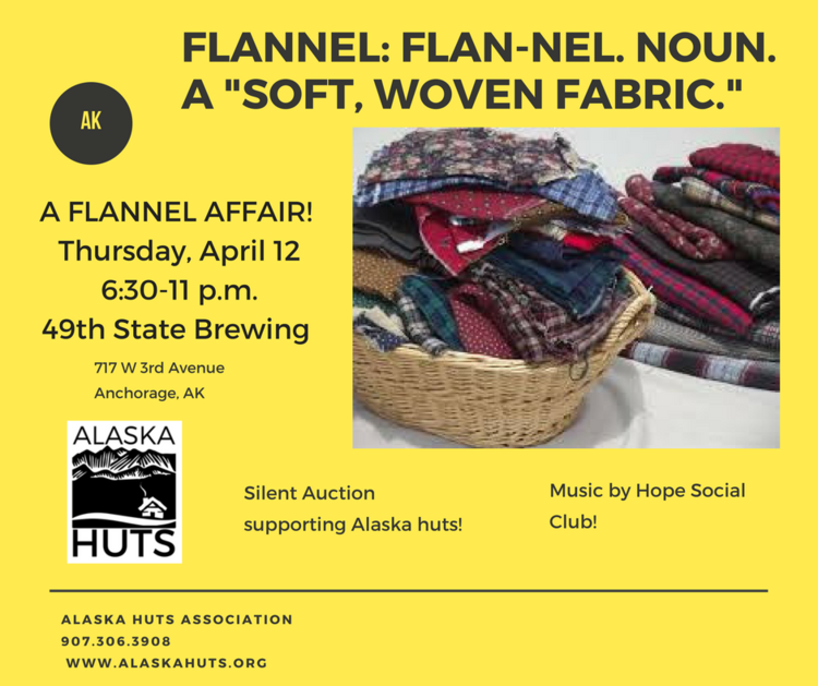 AK Flannel donation flyer